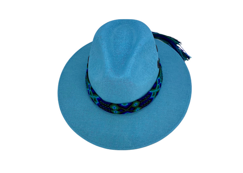Hat with Woven Band