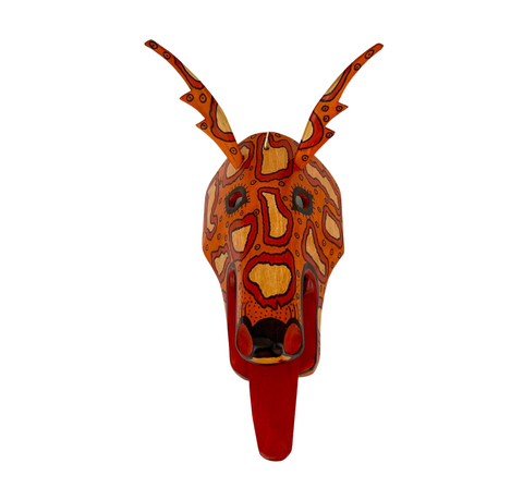 Wood Mask Orange