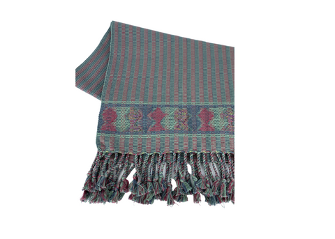On The Move Handwoven Mint Shawl - Handmade Ruana | GoAlong Travels