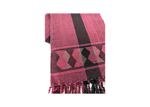 Always Ready Handwoven Pink Shawl - Handmade Ruana | GoAlong Travels