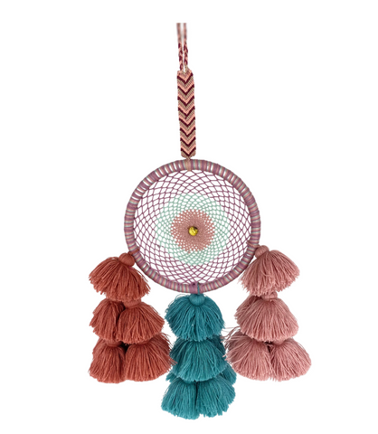 Silent Night Green Pom-poms Dreamcatcher | GoAlong Travels