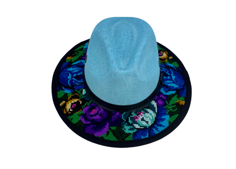 Woven Flowers Hat