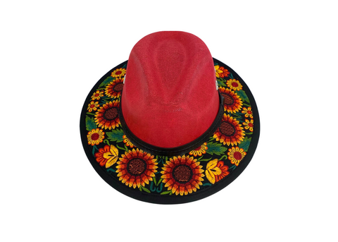 Hat with Sunflowers